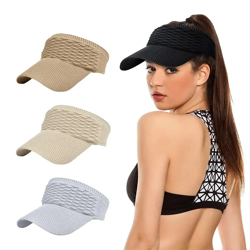 Women's High Ponytail Sun Visor Hat Multi-Color Pack Women's High Ponytail Sun Visor Hat Multi-Color Pack