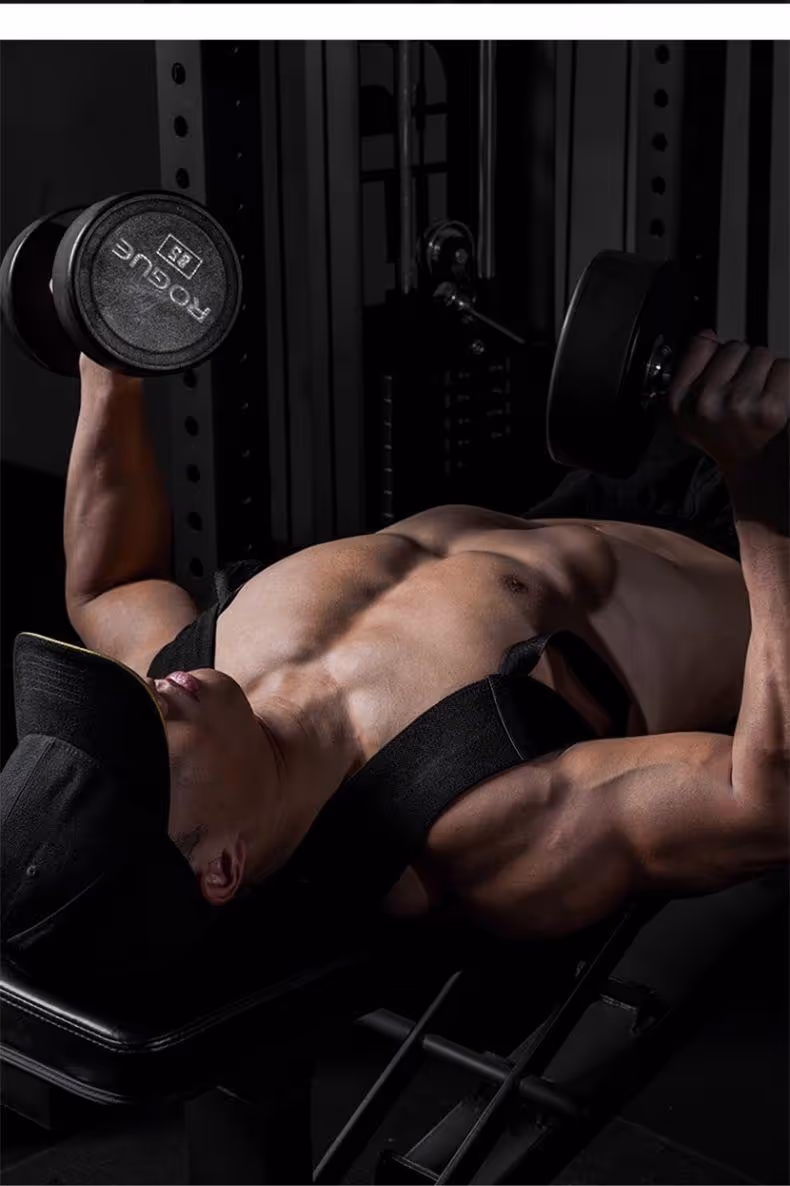 GETBED Fitness heavy shoulder straps, bench presses, shoulder support, shoulder training, press lifts,chest straight, straight back correction, open shoulder assist straps, Heavy Shoulder straightener breathable Healthcare so comfortable ValentinesDayGift