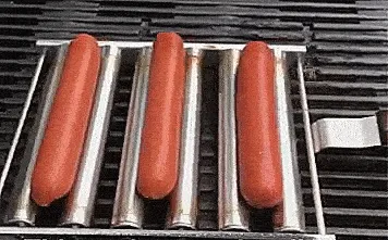 Hot Dog Roller - Evenly Cook Hot Dogs Every-Time - B2Q Hot Dog BBQ Roller